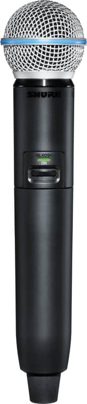 Shure GLXD2+/B58 Digital Handheld Wireless Transmitter with Beta 58A Capsule image 1