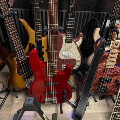 Fender Jazz Bass Plus Kubicki LaceSensor V  Jazz bass plus 1993 Red image 1