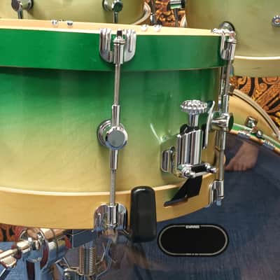 Spaun USA Custom Maple Shell Pack in Green Fade – 20″,10″,12″,15″ & 13″SN image 20