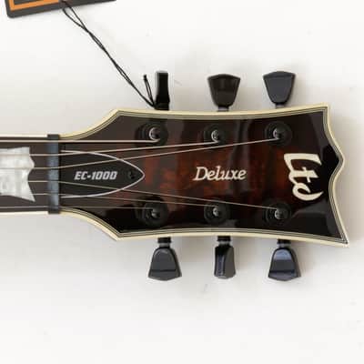 ESP LTD EC-1000 Evertune Guitar Dark Brown Sunburst B-Stock 0466 image 4