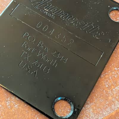 Charvel Charvette Neck Plate Late 80s Black Nice Shape image 2