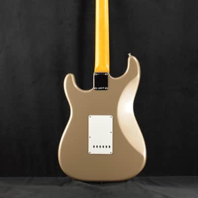 Mint Fender American Vintage II 1965 Stratocaster Shoreline Gold Round-Lam Rosewood Fingerboard image 7