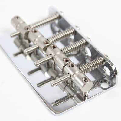 1976 Vintage Fender Jazz Bass/Telecaster/Precision Bass Chrome BRIDGE ~CLEAN~ 1970s-1980s USA image 2