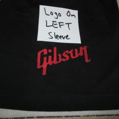 new A+ (with hang tag) genuine Gibson Firebird T-Shirt XL (X-Large), Black with Red Graphic, 60% Cotton / 40% Polyester - short sleeve GIBS-GA-FBBMXL (GA-FBBMXL) UPC # 711106533919 image 13