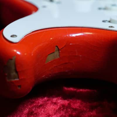 Fender AVRI 57 1982 Fullerton Strat - Fiesta Red image 5