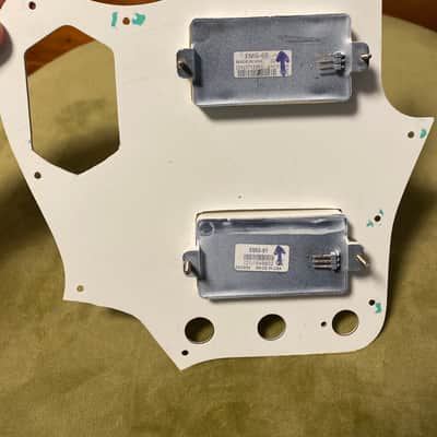 EMG 81-60 active guitar pickups fender jaguar loaded pickguard image 2