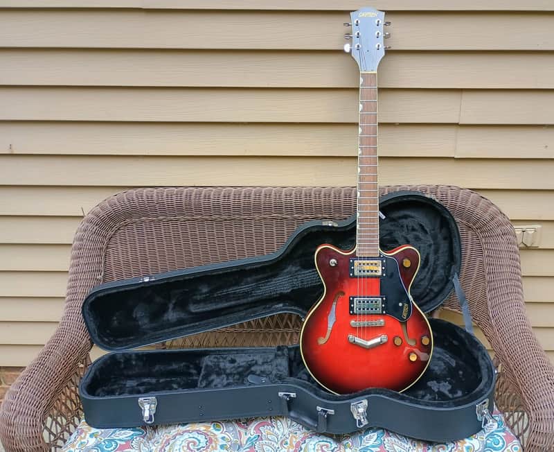 Gretsch G2655 Streamliner Center Block Jr. Double-Cut with V-Stoptail, BT-3S Pickups 2024 - Present - Claret Burst