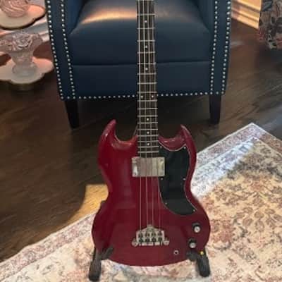 Epiphone EB-0 2015 - 2020's - Cherry image 1