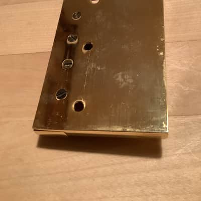 ABM 5 string Bass bridge Vintage 80's/90's - Gold image 8