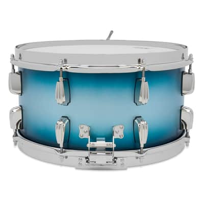 Slingerland Radio King 7x14" Single Ply Snare Drum SLLS0714SMK371 - Blue and Silver Lacquer Duco image 4