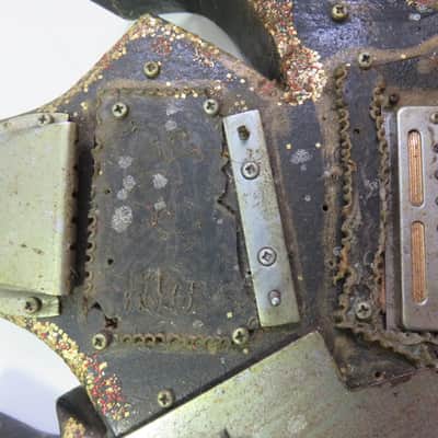 Vintage 1970s-80s Strange Wasp Guitar Body With Rare Teisco Gold Foil Pick Up image 3