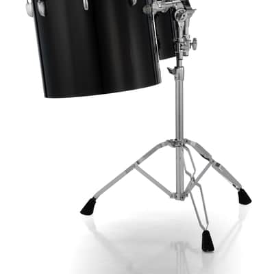 Pearl 14+16 Concert Gabon Mahogany Single Head Tom Set W/Bt3 & 7/8" Receiver & T-895 Stand image 4