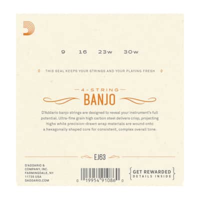 DAddario EJ63 Tenor Banjo image 2