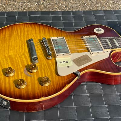 2013 Gibson Custom Shop 1959 Joe Perry Les Paul Murphy Aged Hand Picked Top By Wilson & Murphy image 9