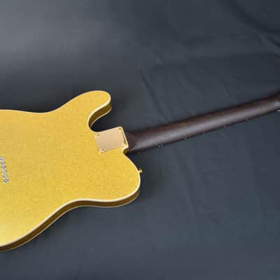 Custom Pre-order! Thinline Telecaster w/ Vega-Trem Tremolo HH Gold DiMarzio Tone Zone Kluson Icon image 6