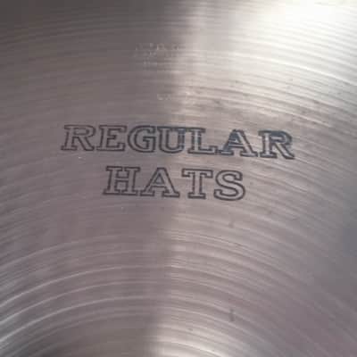 Sabian EARLY VINTAGE 15" PRE- AA Regular HI HAT CYMBALS  RARE ORIGINAL BAG NEAR MINT image 6