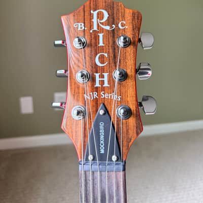 B.C. Rich NJ Retro Mockingbird Ferrari Red w/ Hard Case - KOREA image 3