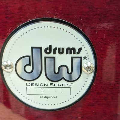 DW Design Series 14x5" Frequent Flyer snare - Red Gloss image 10