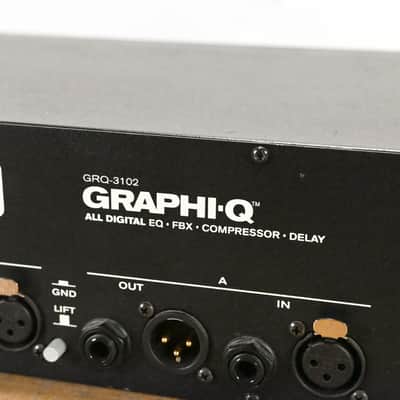 Sabine GRQ-3102 Graphi-Q Digital 2 Channel EQ, Compressor, Delay CG012FL image 12