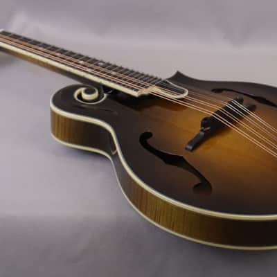 Bourgeois M5-F-SB: F-style, F-hole Mandolin (Sunburst) Aged Tone Adirondack Spruce Top, Aged Tone European Maple back and sides. 2026 image 14