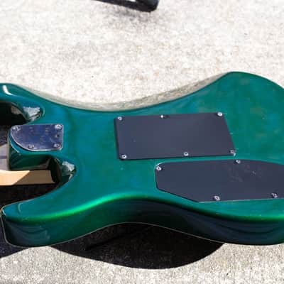Fender HM Strat 1980s Green Flame image 9