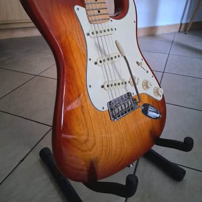 Fender American Professional Stratocaster with Maple Fretboard 2017 - 2019 - Sienna Sunburst image 1