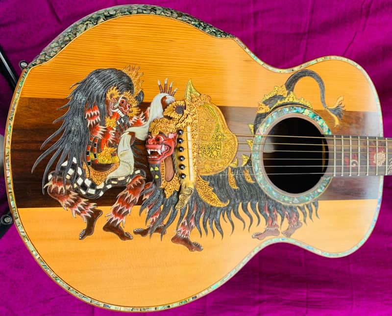 Blueberry Handmade Acoustic Guitar Dreadnought image 1