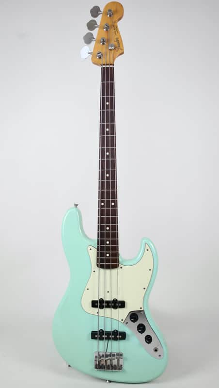 Fender Japan JB62M Pro-Feel Medium Scale Jazz Bass 1993-94 Sonic Blue SBL MIJ image 1