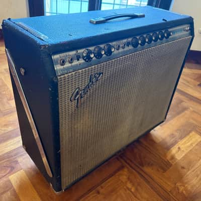 Fender Pro Reverb 2-Channel 40-Watt 2x12" Guitar Combo 1975 Silverface (no master knob) image 3