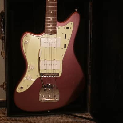Fender Japan CIJ Q Jazzmaster Reissue Left-Handed MIJ JM66-96L Burgundy Mist MH image 4