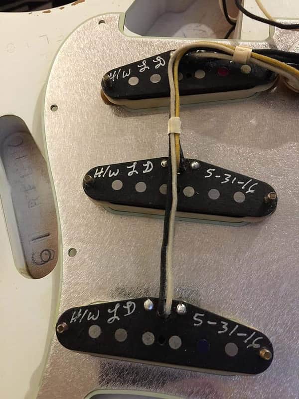 RARE! Fender Custom Shop Hand Wound Texas Special Pickups from a 1961 Relic Stratocaster image 1