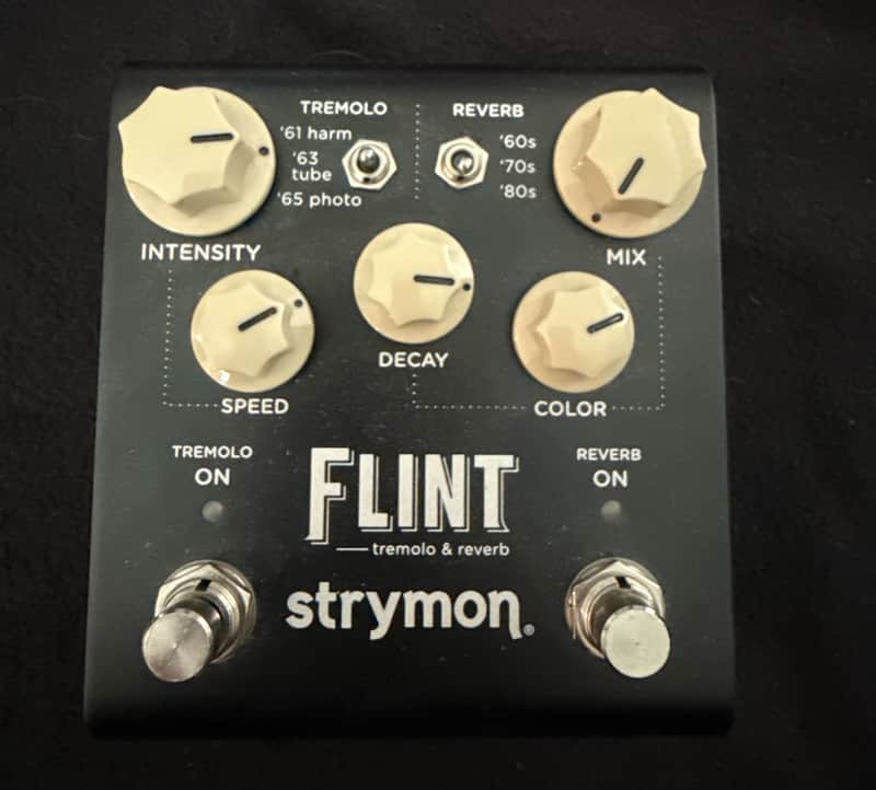Strymon Flint Reverb and Tremolo V2 2022 - Present - Black image 1