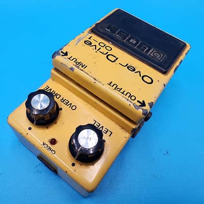 Rare 1980 Boss OD-1 Guitar Effect Pedal Overdrive Japan 9200 Long Dash JRC4558D image 9