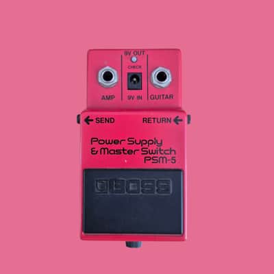 Boss PSM-5 Power Supply & Master Switch (Red Label) image 1