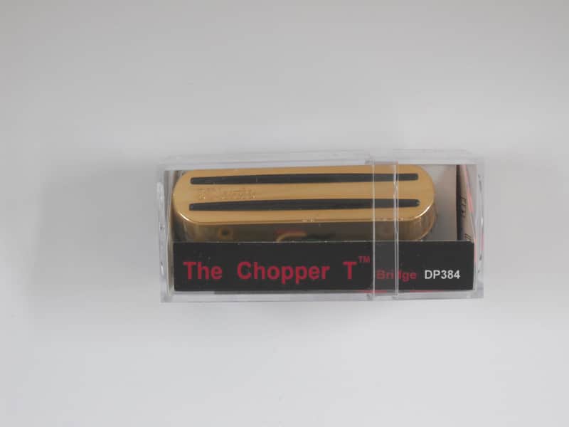 DiMarzio The Chopper T Telecaster Pickup W/Gold Cover & Black Rails DP384 image 1