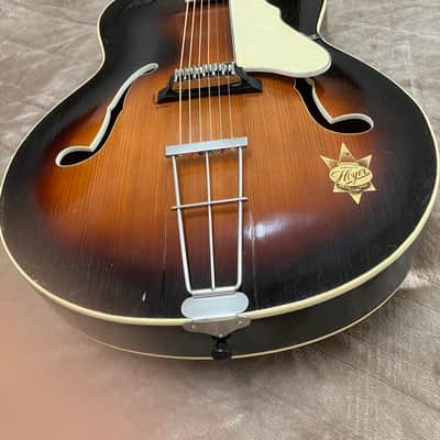 1956 Arnold Hoyer Famos Model/ Hand carved solid alpine sprucle top, solid one piece maple back image 3