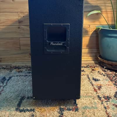 Randall R412 USA made Stereo 4x12 guitar cab Late 80's / Early 90's - Black Tolex image 4