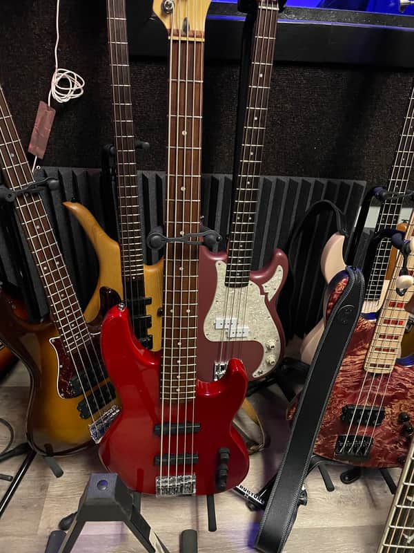 Fender Jazz Bass Plus Kubicki LaceSensor V  Jazz bass plus 1993 Red image 1