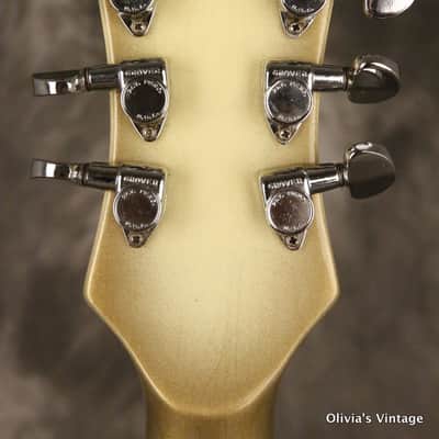 Mosrite GOSPEL GUITAR Hollowbody 1973 Gold-to-White Burst image 11