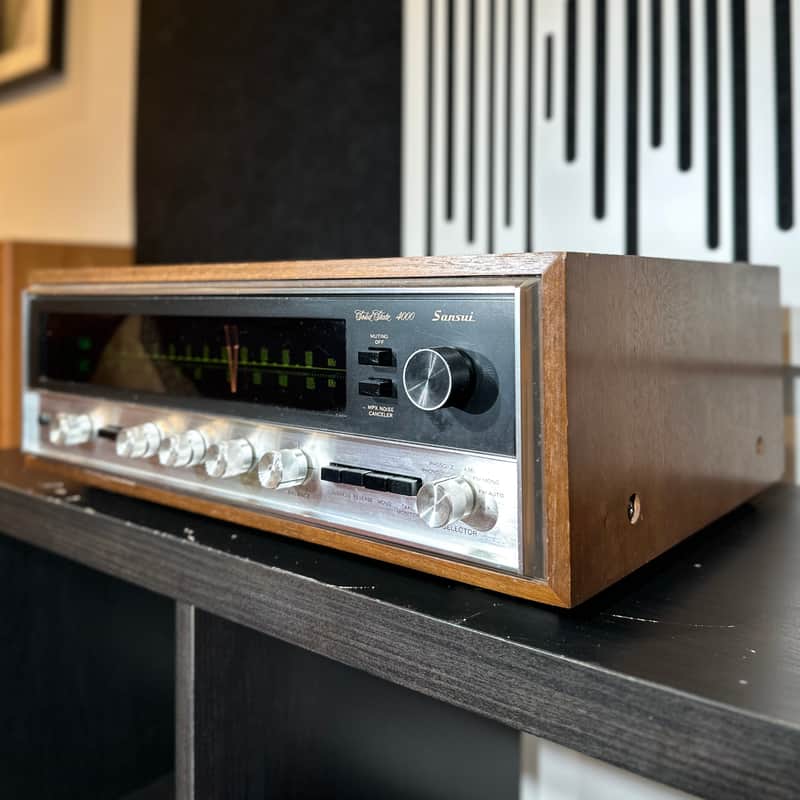 Sansui 4000 Solid State Stereo Receiver 1969 - 1971 - Silver image 1