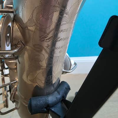 Conn Chu Berry 1925 Alto Sax - Silver-plated image 7