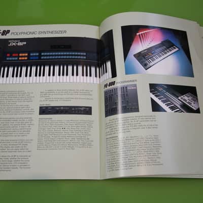 Roland Synthesizer Catalogue 1986 - Keyboards Vol 8 image 4