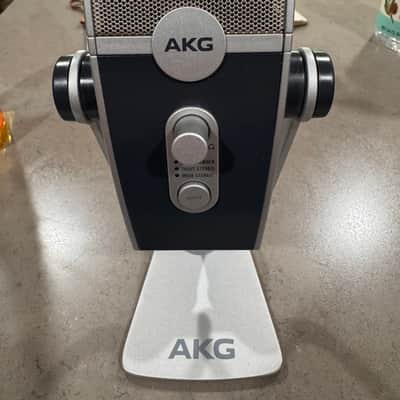 AKG Lyra Multipattern USB Condenser Microphone 2019 - 2020 - Dark Blue / Silver image 2