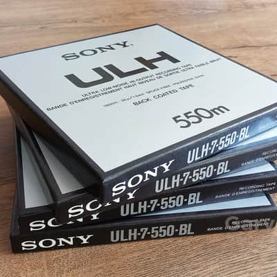 Sony ULH-7-550-BL Reel to Reel Recording Tape 7 Inch 18 cm 550 M 1800 Ft Made in Japan 1980 image 6