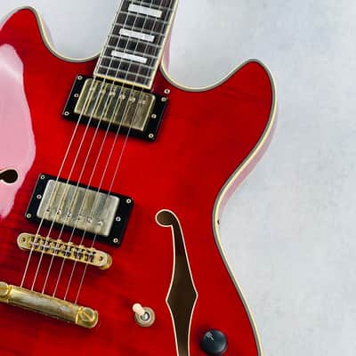 D'Angelico EX-DC Excel 2013 - Transparent Red image 6