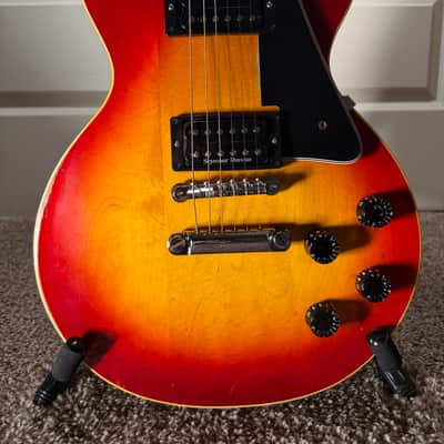 Gibson 1974 Les Paul Deluxe "Standard Conversion" - Cherry Sunburst image 2