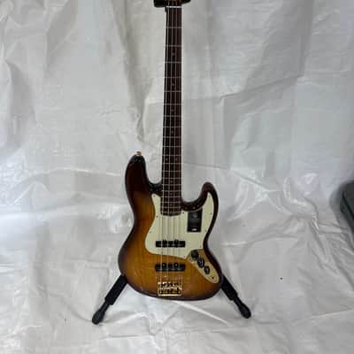 Fender 75th Anniversary Commemorative Jazz Bass 2021 - 2-Color Bourbon Burst image 1