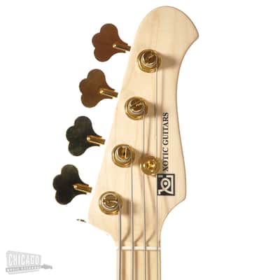 Xotic XPJ-1T 4-String Bass Yellow Blonde Chuck Rainey Custom Bass image 6