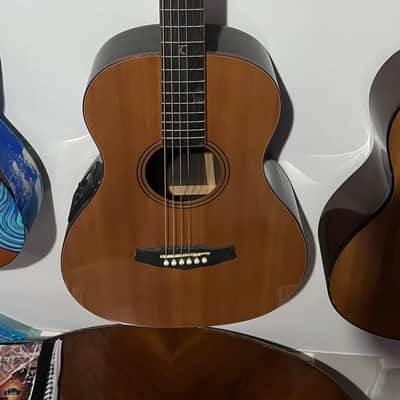 Tanglewood TWJ-P-E Java Solid Cedar/Amara/Spalted Mango Parlor with Electronics 2010s - Natural Gloss image 8