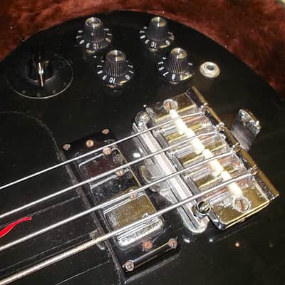 Gibson EB-3 Black w/ Flames image 3